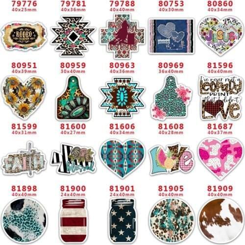 30pcs/Lot Money Dollars Printed Planar Resin for Hair Bows PR79776