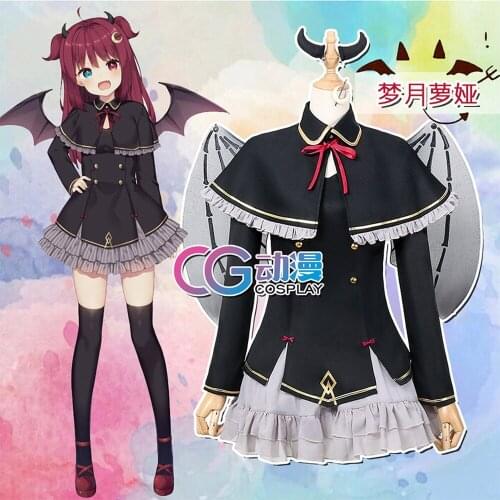 Anime Vtuber Youtuber Yuzuki Roacosplay costume for Halloween Party Masquerade Anime Shows Anime Adult COS Christmas Gift