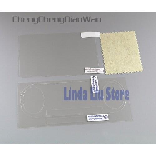 ChengChengDianWan 3sets/lot LCD Screen and Bottom Cover Anti Scratch Protector Film for PSVita 1000 PSV PS Vita 1000