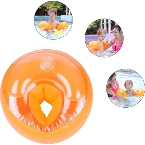 Kids PVC Swimming-ring Float Bracelets Circle Air Inflatable Arm Swimming Ring Pool Accessories Toy Arm Float Water Sleeves