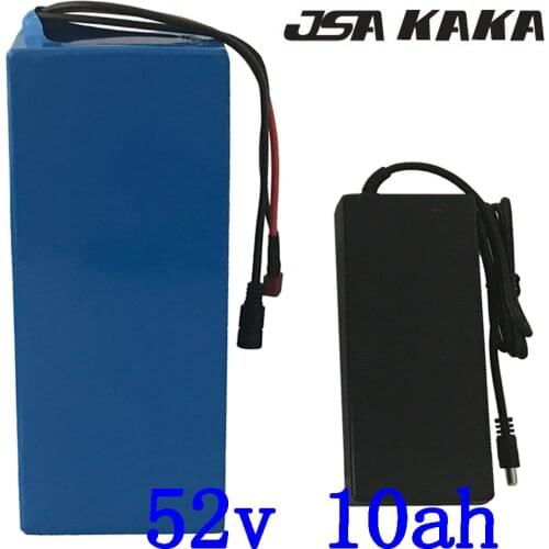 52V E-bike battery pack 52V 8AH 10AH 12AH 13AH Electric Bike Battery 52V 48V 500W 750W 1000W Lithium ion Battery with 2A charger