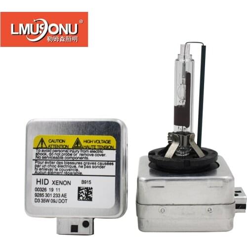 LMUSONU 1 Pair D3R HID Auto Headlights High Quality 35W 4300K 6000K 8000K Lamp Bulbs For All Cars Universal Xenon Headlights