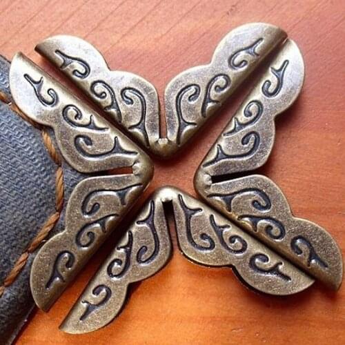 Metal Corners Corner Protector Fine Side Notepad Tone n39 Albums Menus Shell Corner Protectors Gold Card File Notebook