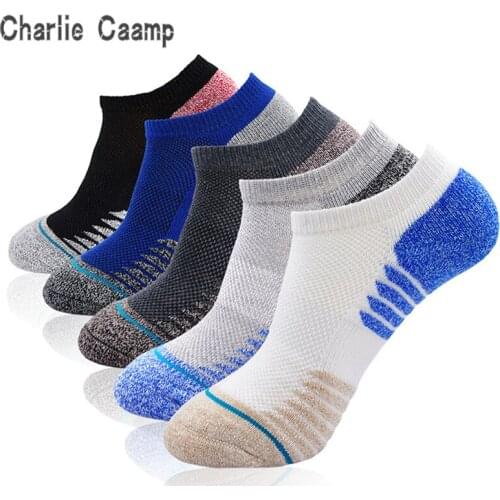 Men Cotton Socks All Seasons New Color Matching Mesh Towel Bottom Breathable Deodorant Boy Hot Hiking Outdoor Casual Socks B107