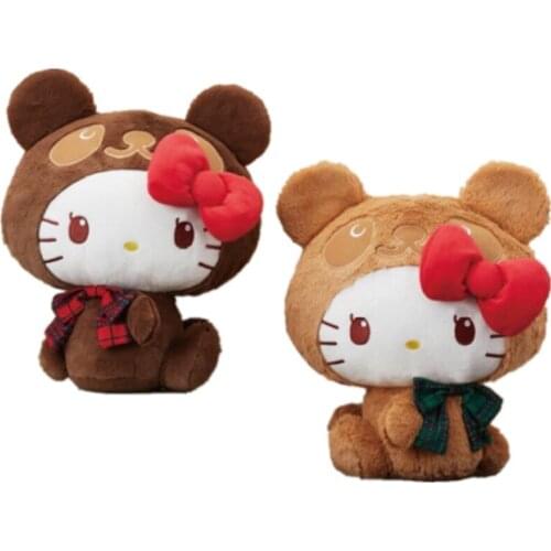 New Kawaii Cos Panda Cat Plush Kids Girls Stuffed Toys For Children Gifts 35CM