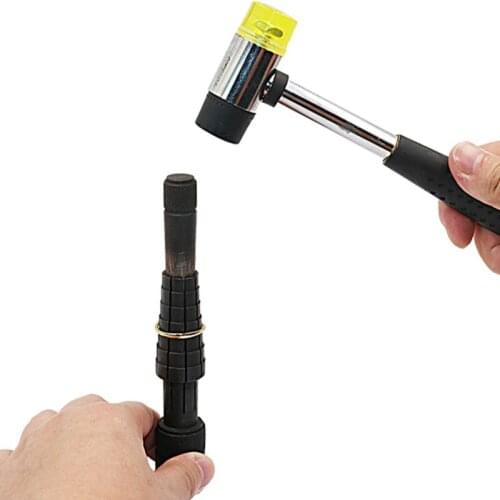 Portable Wedding Bands Ring Stretcher Expander Enlarger Durable Mini Easy Operate Silver Jewelry Mandrel