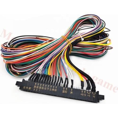 28Pin Jamma Harness for Video Arcade Game Pandora Game cabinet Box With 5 6 Action Button Wires for Arcade Game Machine/Cabinet