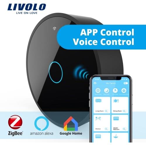 Livolo ZigBee Gateway New Series Smart Movable,Smart WiFi Controller By SmartPhone,google Home,alexa,echo,Work with Smart Switch