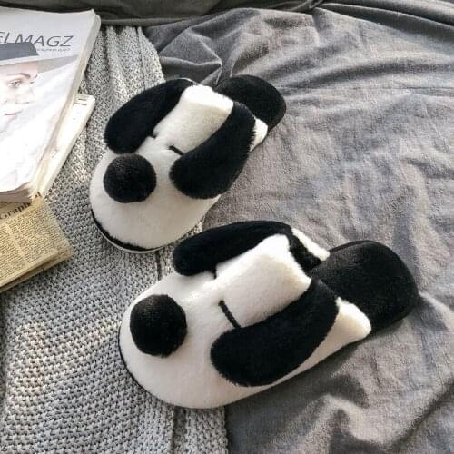Oraqwlj women slippers living room soft comfortable Home Slippers indoor cute slippers for women Cotton Cartoon winter men Shoes
