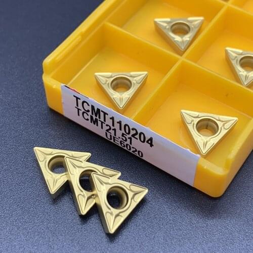 Lathe tools TCMT110204 VP15TF/UE6020/US735 carbide inserts internal turning tools turning inserts cutting tools