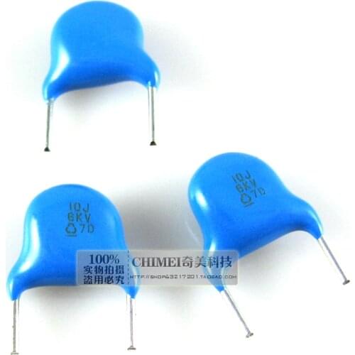 High-voltage ceramic capacitors 6KV 10P 10J LCD TV backlight capacitor
