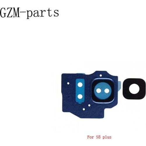 GZM-parts 3pcs/lot Back Camera Lens with Frame for Samsung Galaxy S8 S8 Plus Rear Camera Glass Lens Cover Frame G950 G955
