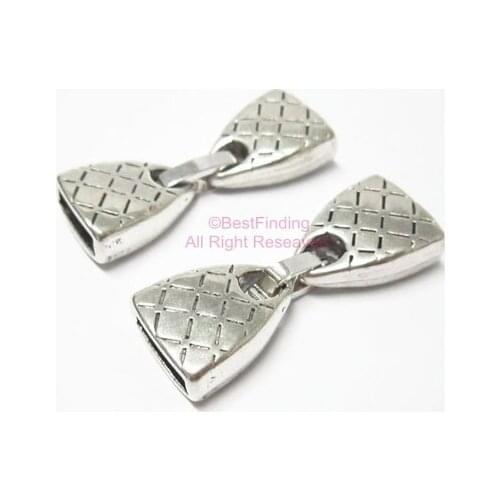 10mm Lattice flat clip clasp 10x2mm Flat leather clasp-FH04