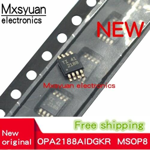 10PCS~50PCS/LOT OPA2188AIDGKR OPA2188AIDGKT OPA2188AIDGK 2188 MSOP8 New original