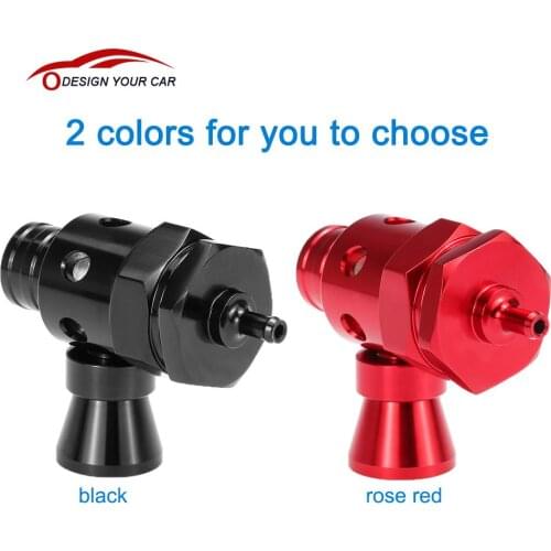 2 Color Universal 25mm Aluminium Turbo Blow Off Valve Bov Valve Train with Whistler Adjustable & High Performance