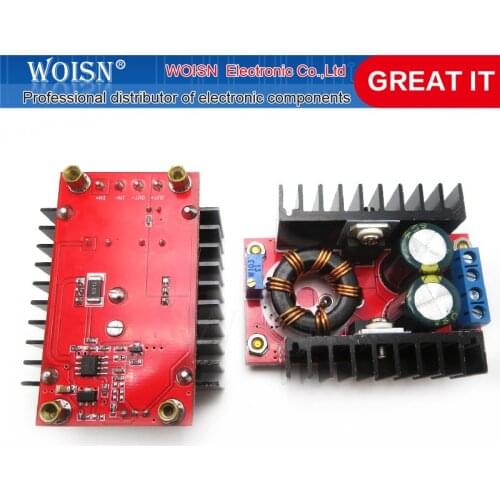 2pcs/lot DC-DC vehicle 10-32V 12-35V notebook mobile adjustable booster module 150W In Stock