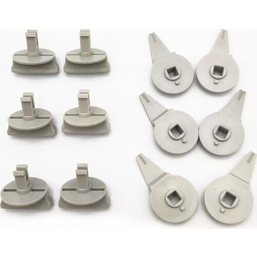6PCS Gray Turn Knob Mounting Warning Triangle Trunk Buckle For Polo Passat B6 B7 Touran Tiguan Golf 4 5 6 7 Jetta A5 Q7