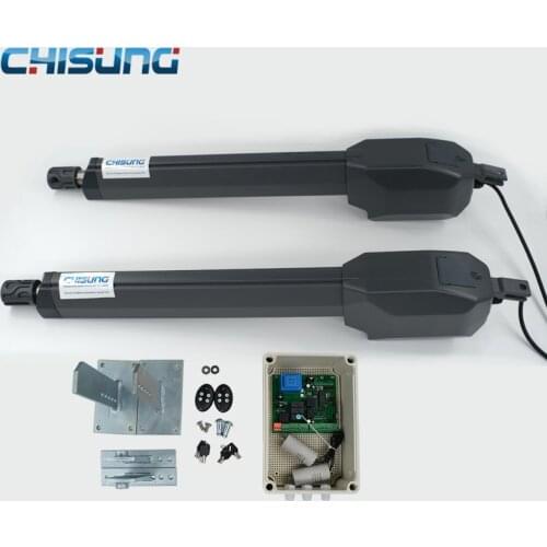 500KG Automatic dual arms electric swing door gate Opener Operator Motor actuator closer swing gate opener for access control