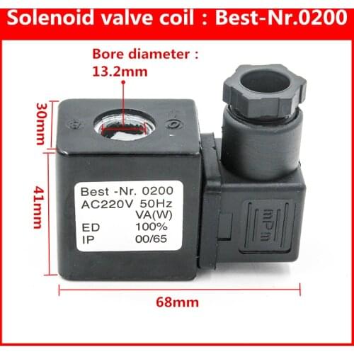 Best-Nr.0200 Solenoid valve coil AC220V AC110V DC24V DC12V