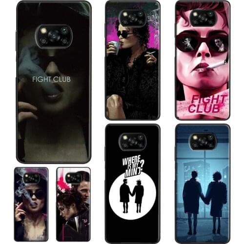 Jack and Marla Fight Club For POCO X3 Pro M3 F1 F2 F3 Case For Xiaomi Mi Note 10 Lite 9 9T 10T Pro Mi 11 Ultra Cover