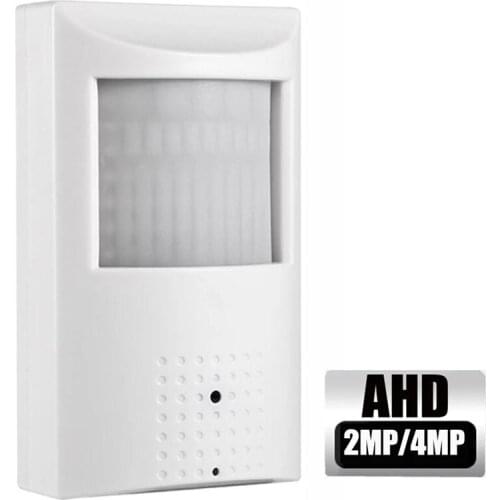 HD 4MP 2MP AHD Mini Camera 1080P 940nm Invisible IR PIR Motion Sensor Box Indoor Security CCTV System Video Surveillance Camera