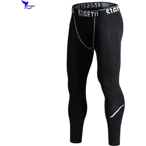 Compression Dry Fit High Elastic Mens Running Tights Sport Crossfit Training Pants Men Gym Leggings Trousers Jogging Sportswear