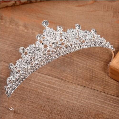 Baroque Crowns Gold Leaf Headband Hair Jewelry Wedding Hair Accessories Princess Tiara Handmade Bridal Headpiece Headbands