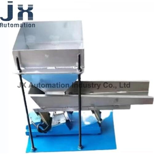 GZV4 Micro Electromagnetic Vibrating Feeder 304 Stainless Steel Tray with 500 mm x 500 mm x 500 mm Feed Hopper