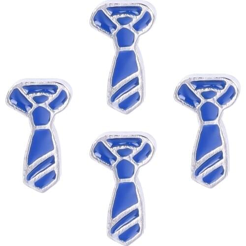 F313 Newest Fashion 20pcs/lot Blue Bow Tie Charm Fit Memory Floating Cheap Lockets MF42#(Free Shipping)