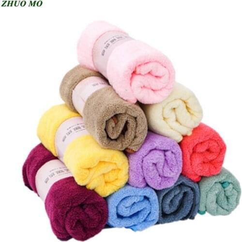 Soft Microfiber towell For Adults pink Super absorbent Towel Bathroom for home Shower travel gift Thick Men women face Towel