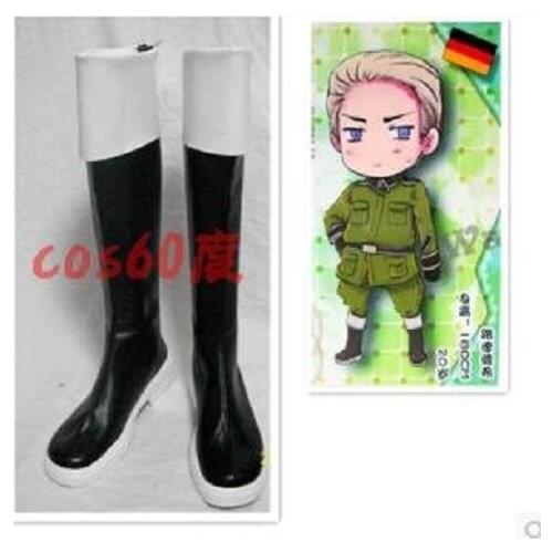 Axis Powers Hetalia Germany Cosplay Boots shoes S008