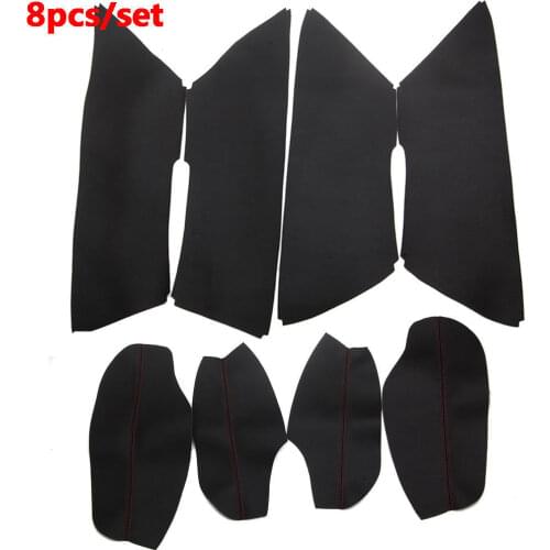 For Mazda CX-5 Car Door Armrest Door handle+Door interior Panel Surface Cover Shell Trim PU Leather