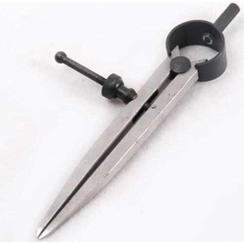 Spacing Compass Adjustable Leather Craft Rotating Tool Scriber DIY Edge Creaser Stitch Sewing Leather Metal Craft Marking Tools
