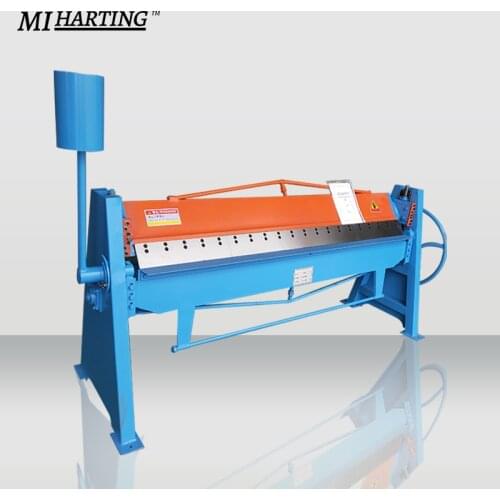 Factory 1.5*1300mm manual sheet metal bender,galvanized sheet 2meters manual folding machine, 3meters steel plate hand folder