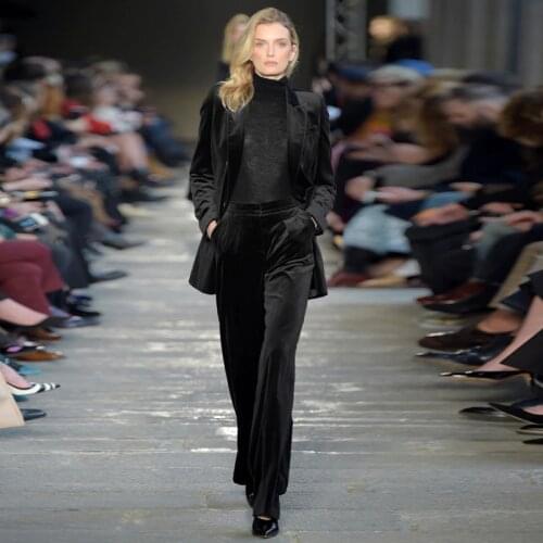 Женские модные брючные костюмы Seiwnibu China At AliExpress