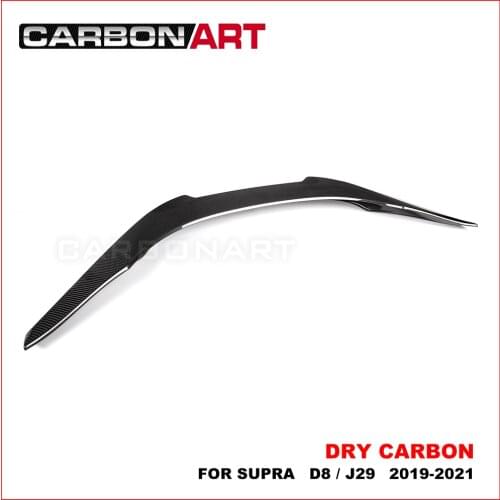 Dry carbon fiber Rear spoiler for DB J29 Dry Carbon Fiber Rear Deck Spoiler Boot Wing for to-yota New su pra DB / J29 2019