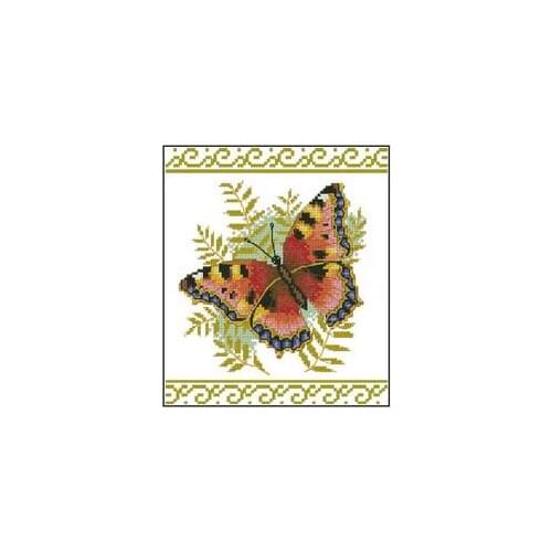 DIM butterfly cross stitch 11CT 18ct 14ct cotton thread embroidery DIY handmade needlework