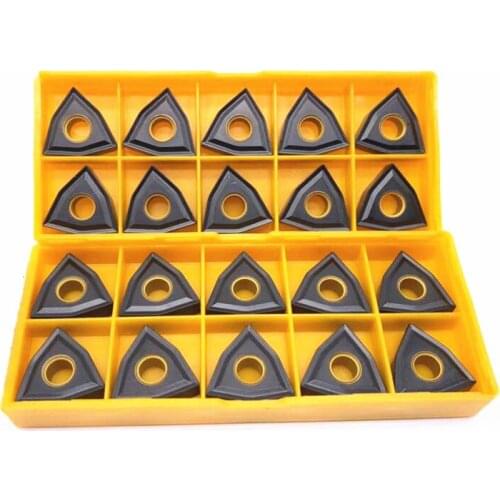 High Quality 10PCS Cemented carbide inserts WNMG080404 UC5115 Special cast iron blade lathe tool