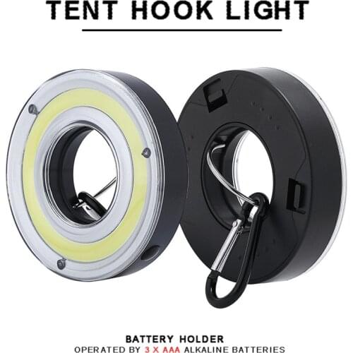 High Quality Outdoor Mini Camping Light Portable Durable Tent Flashlight LED Hook Lanterns For Camping Hiking Fishing