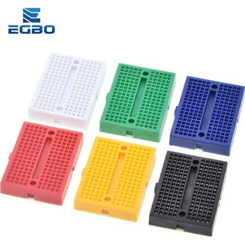 1PCS SYB-170 Mini Solderless Prototype Experiment Test Breadboard 170 Tie-points 35*47*8.5mm