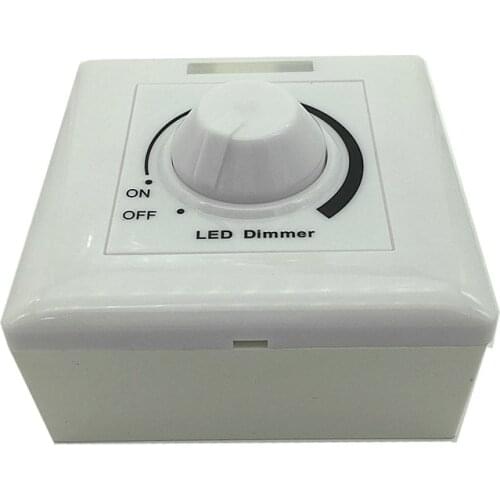 2pcs LED Dimmer 12-24V Manual Switch 30A PWM Knob Operating Switch for Dimmable LED 5050 2835 Light Bulb LED strips