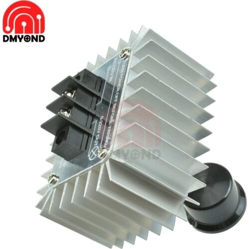5000W AC 220V Motor Speed Controller PWM HHO RC Fan Governor Car Regulator Power Control Switch AC Voltage Regulator Adjustable