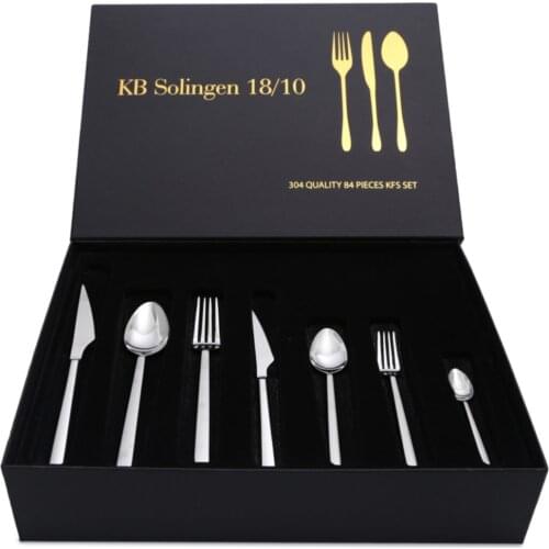 84 piece 304 Quality Löwe Fork Spoon Knife Set