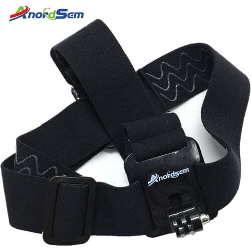 Anordsem Elastic Adjustable Harness Head Strap Mount Belt for GoPro HD Hero 1/2/3/4/5/6/7 SJCAM Black Action Camera Accessories