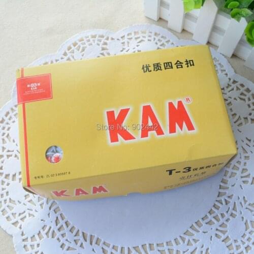 Free Shipipng 50 Boxes/Lot T3 Size KAM Plastic Snap Buttons For Baby Garments, Glossy Color KAM Snaps 60 Colors For Choice