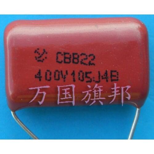 Free Delivery. CBB22 metallized polypropylene film capacitor 400 v 105 1 uf