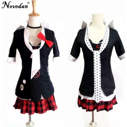Danganronpa Cosplay Anime Junko Enoshima Emboitement Inushio Kimuchi Dangan Ronpa Trigger Happy Havoc Cosplay Costume