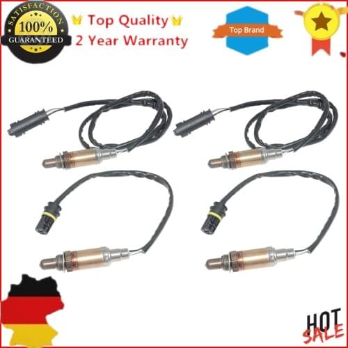 AP03 Front & Rear Oxygen O2 Sensors For BMW E60 E61 520i 525i 530i E46 320i 323i 328i 330i M52 B20 E38 X3 X5 Z3 Z4 lambda probe