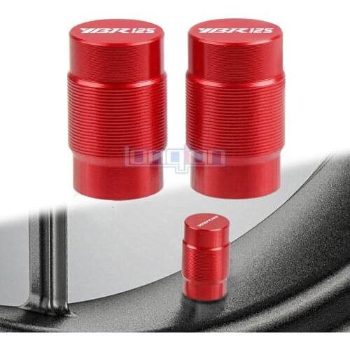 For YAMAHA YBR125 YBR 125 2005-2014 2013 2012 2011 2010 2009 2008 2007 2006 Motorcycle Aluminum Wheel Tire Valve Stem Caps Cover