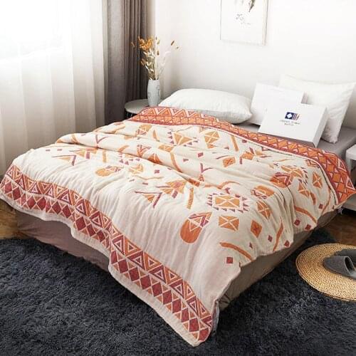 Cotton Thick Gauze Blanket Adult Air-conditioning Blankets Super Soft Throw Blanket For Bed Sofa Travel Quilt Towel Bedspread